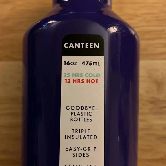 NWT Corkcicle Canteen Bottle 16 oz in Purple - Picture 4 of 10
